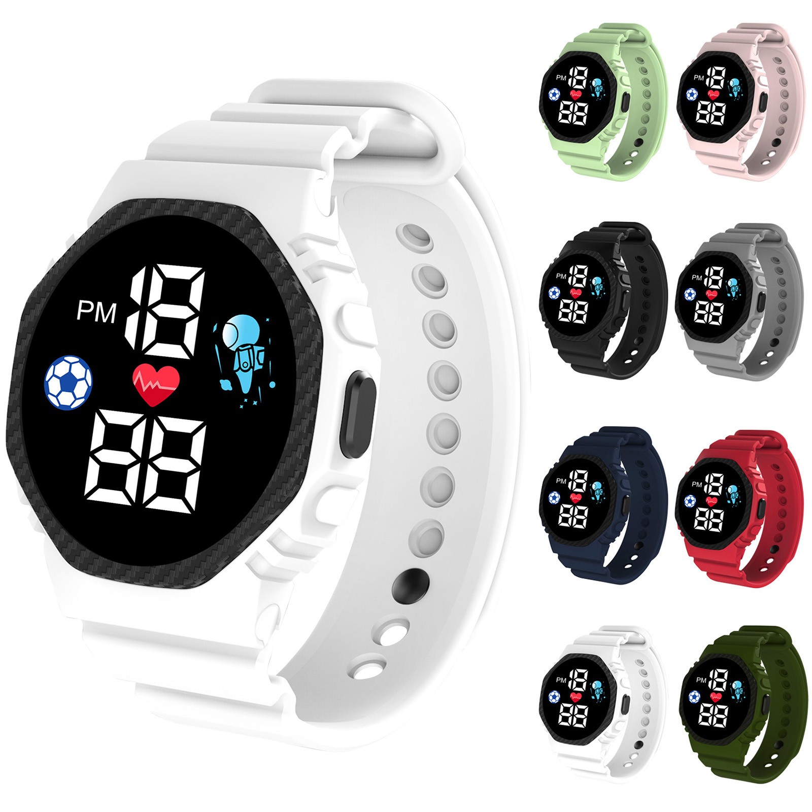 Smartwatch Digital Watches For Kid Girl - Reloj inteligente multicolor para niños y