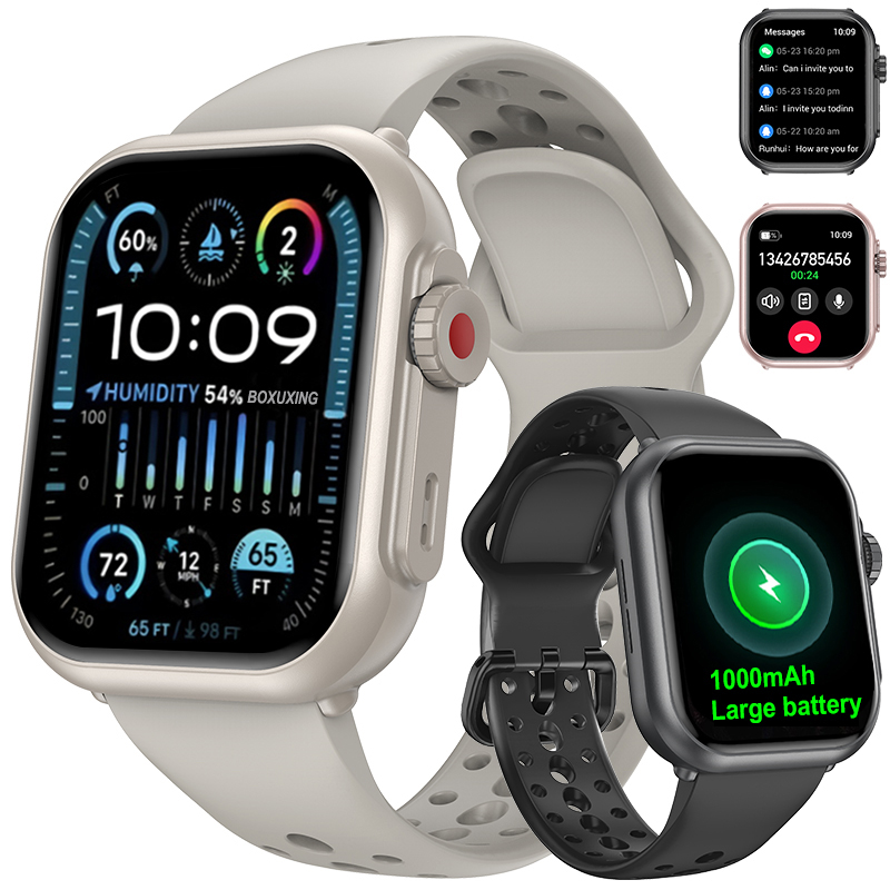Smartwatch Watches For Women With Gps - Reloj Ultra K62 hombres mujeres 1000mAh