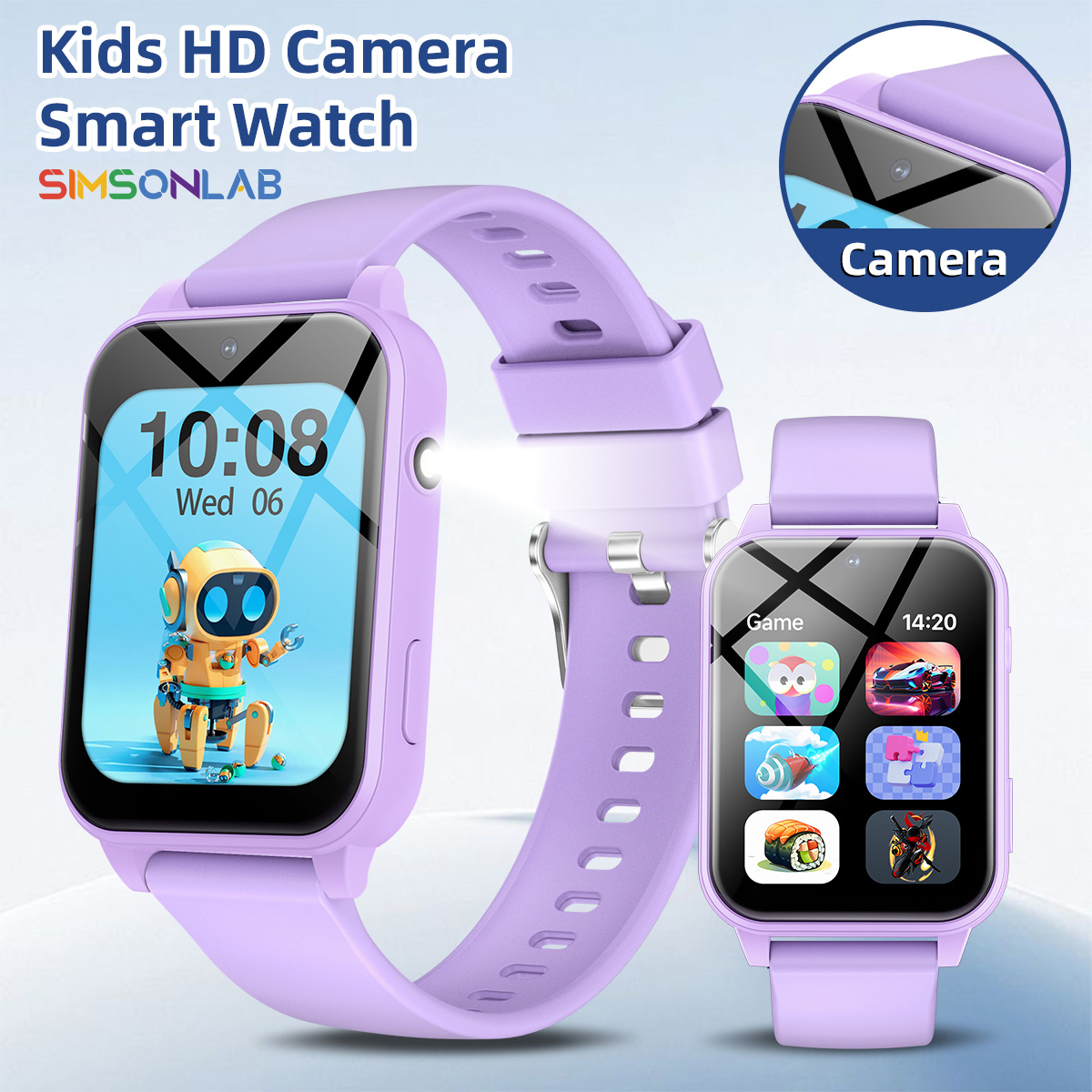Smartwatch Watches For Kids - Reloj Inteligente Infantil 2026, Multifuncional, con