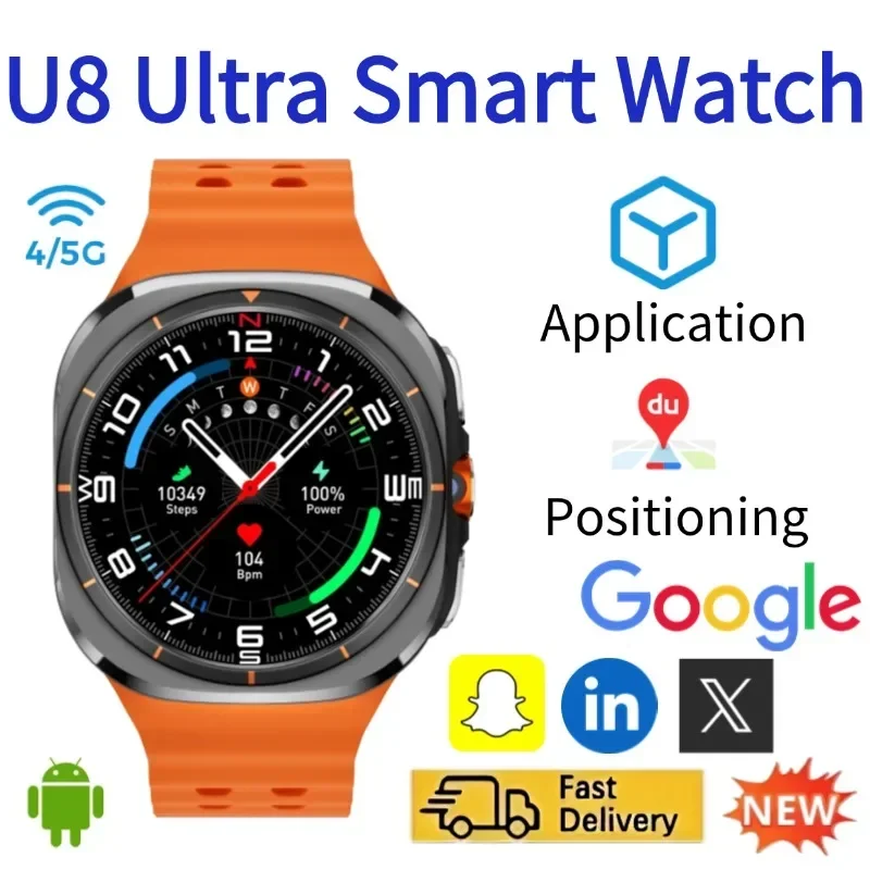 Smartwatch Watches For Women With Gps - Reloj inteligente U8, 4G, 5G, con