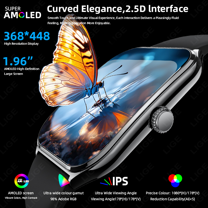 Nuevo reloj inteligente LIGE u - Watches Ladies Smartwatch reseña y precio