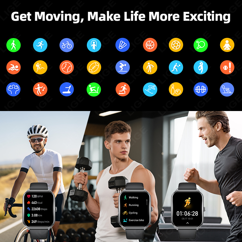 Nuevo reloj inteligente LIGE u - Watches Ladies Smartwatch reseña y precio