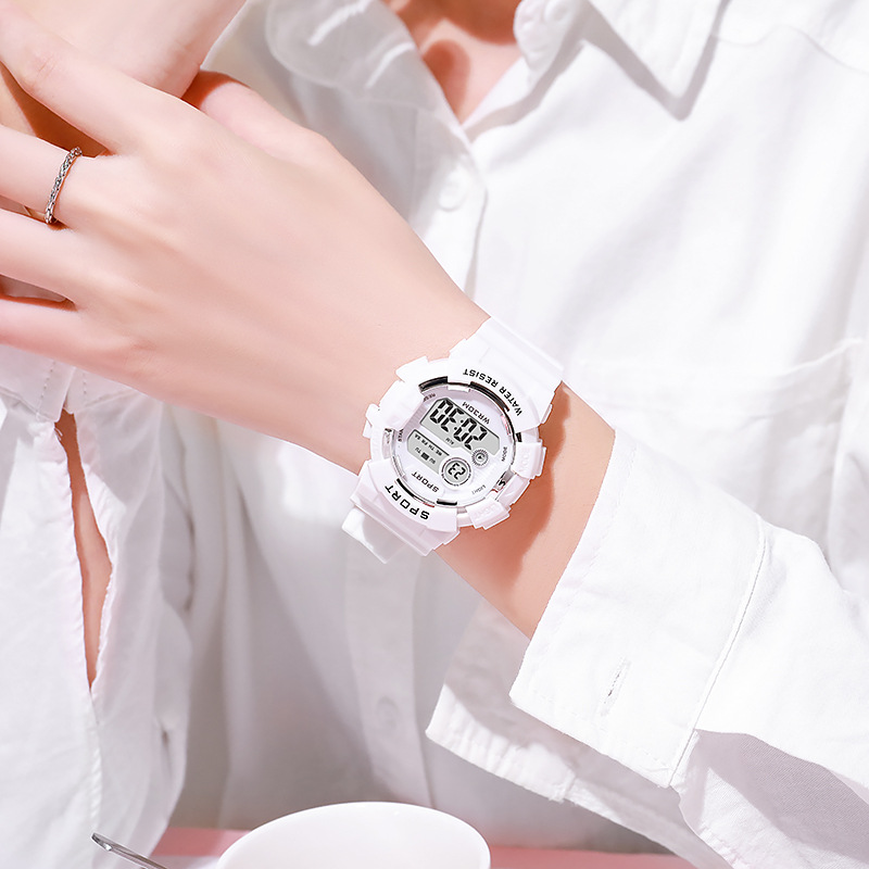 YIKAZE-reloj despertador lumin - Smartwatch Digital Watches For Kid Girl reseña y precio
