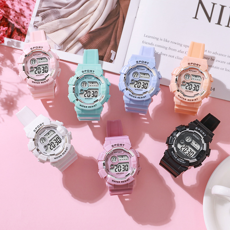 YIKAZE-reloj despertador lumin - Smartwatch Digital Watches For Kid Girl reseña y precio