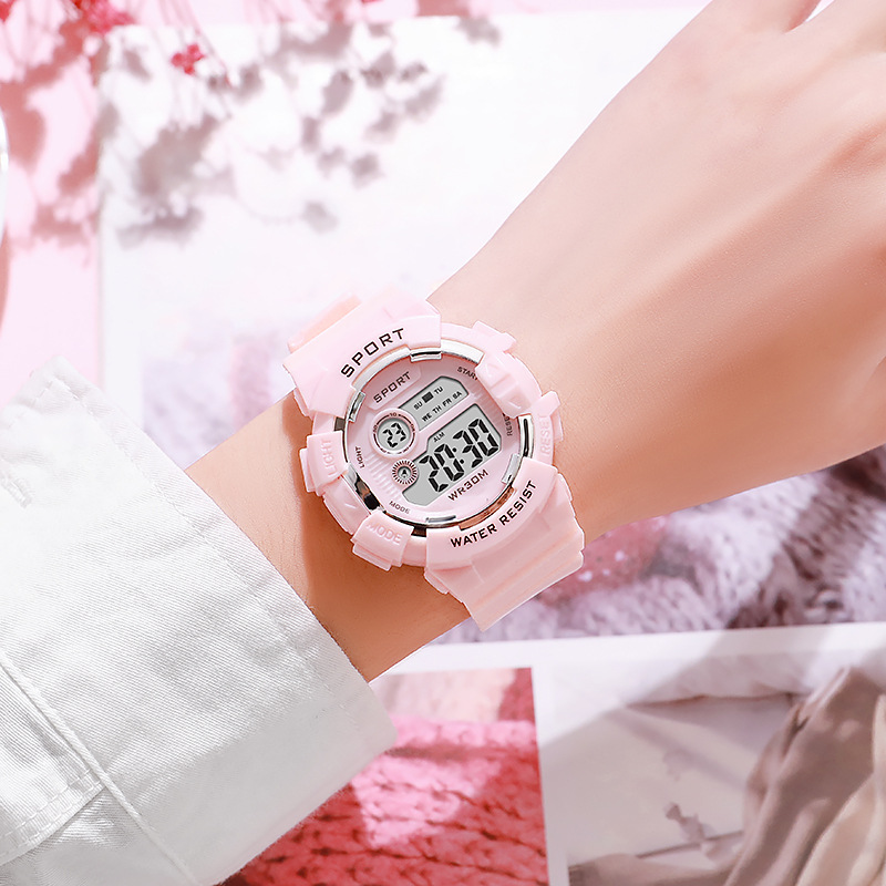 YIKAZE-reloj despertador lumin - Smartwatch Digital Watches For Kid Girl reseña y precio