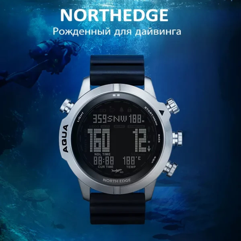 Reloj de buceo profesional par - Altimeter Compass Watch reseña y precio