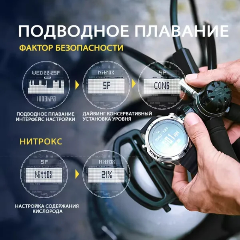 Reloj de buceo profesional par - Altimeter Compass Watch reseña y precio