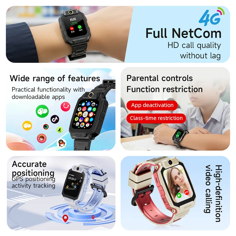 Reloj Inteligente 4G para Niño - Smartwatch Watches For Kids With Gps reseña y precio