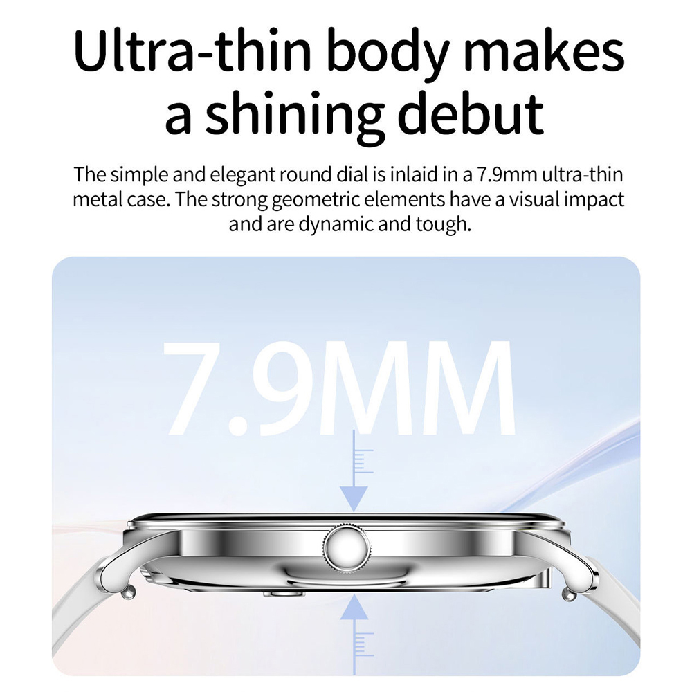 Reloj Inteligente Ultrafino AM - Watches Ladies Smartwatch reseña y precio