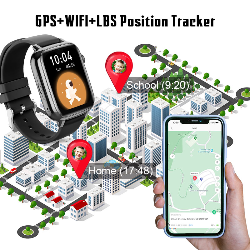Wonlex KT34 reloj inteligente  - Smartwatch Watches For Kids With Gps reseña y precio