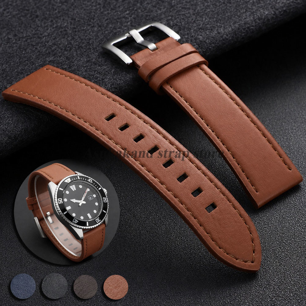 Correa de reloj de cuero con c - Watches Rolex Smartwatch reseña y precio
