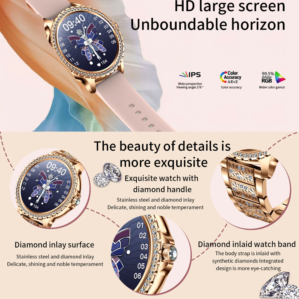 696 nuevo reloj inteligente co - Watches Ladies Smartwatch reseña y precio