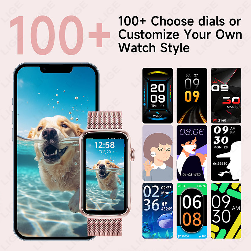 Reloj inteligente LIGE de 1,47 - Watches Ladies Smartwatch reseña y precio