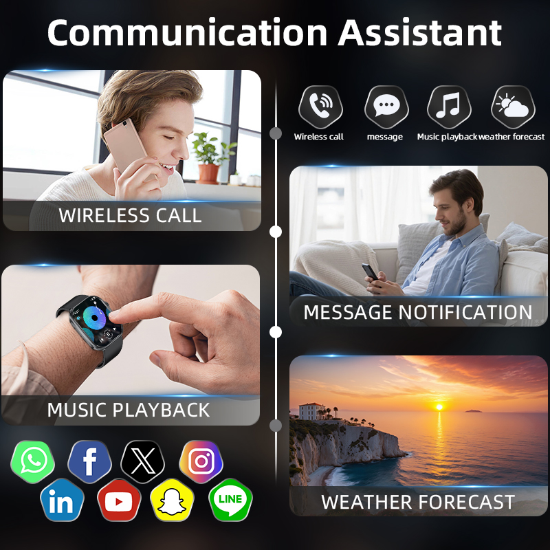 Reloj inteligente LIGE para mu - Smartwatch Watches Price reseña y precio