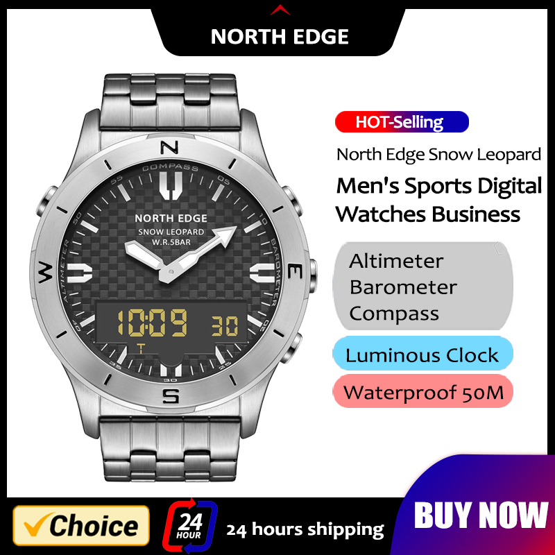 Reloj Digital deportivo NORTH  - Altimeter Compass Watch reseña y precio